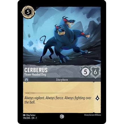 Cerberus - Three-Headed Dog (176/204) - The First Chapter Cold Foil