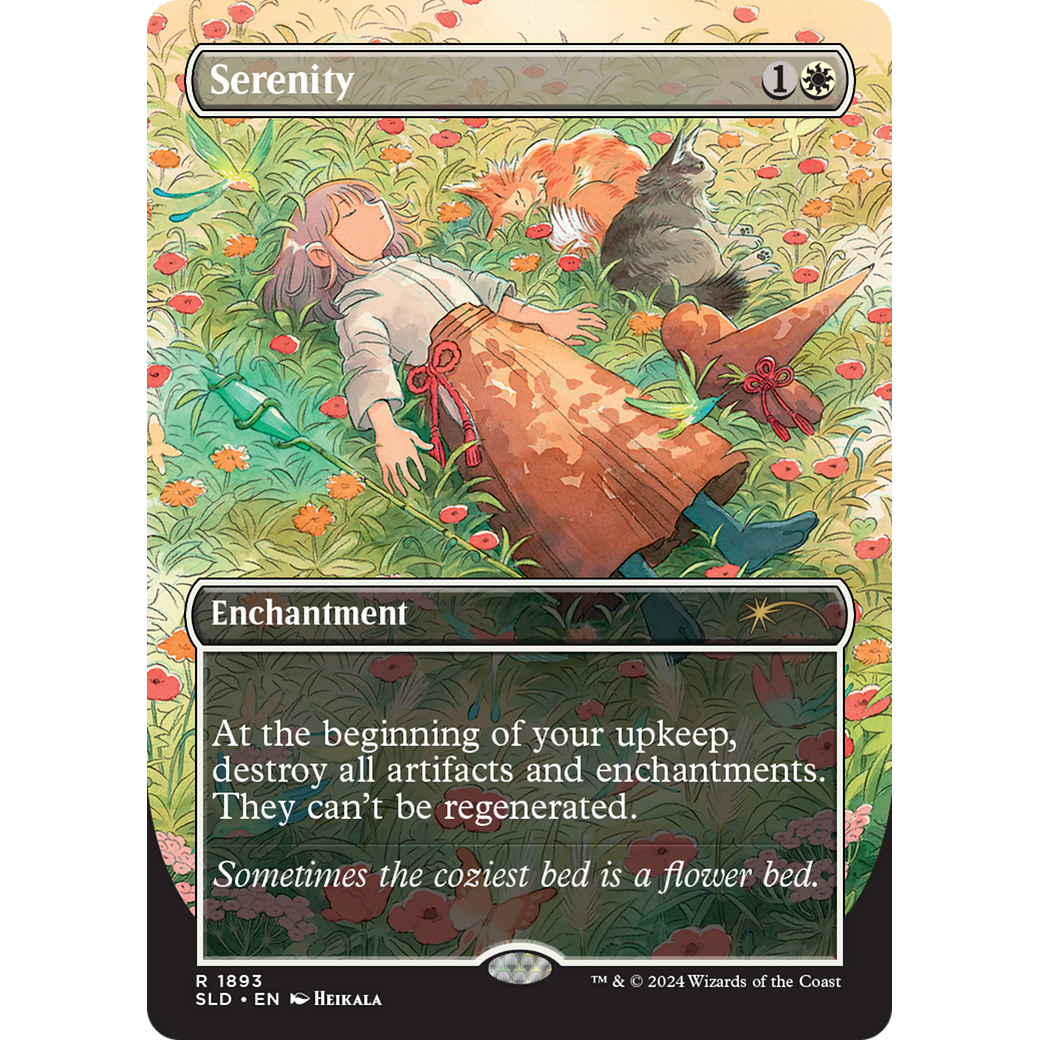 Serenity (SLD-1893) - Secret Lair Drop (Borderless)