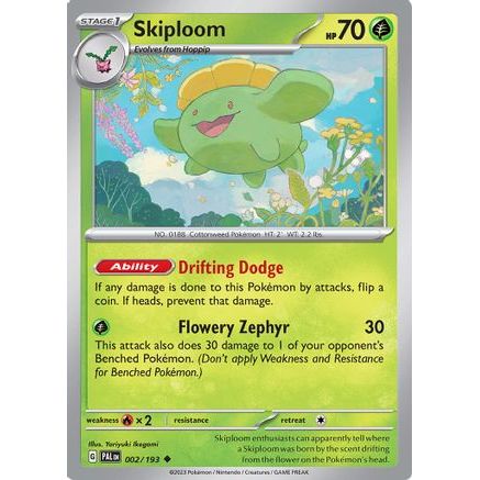 Skiploom 2 - SV02 Paldea Evolved Reverse Holofoil