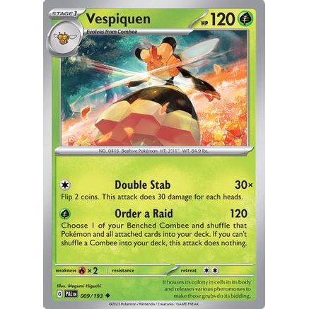 Vespiquen 9 - SV02 Paldea Evolved Reverse Holofoil