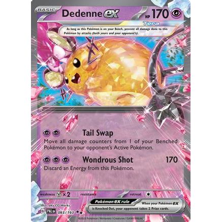 Dedenne ex - 093/193 93 - SV02 Paldea Evolved Holofoil