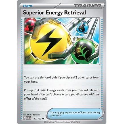 Superior Energy Retrieval - 189/193 189 - SV02 Paldea Evolved