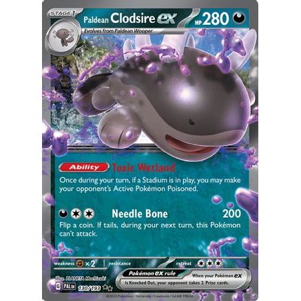 Paldean Clodsire ex 130 - SV02 Paldea Evolved Holofoil