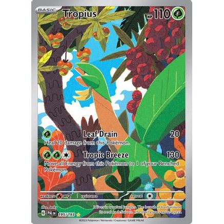 Tropius - 195/193 195 - SV02 Paldea Evolved Holofoil