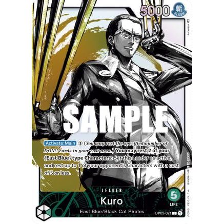 Kuro (Alternate Art) (OP03-021) - Pillars of Strength Foil