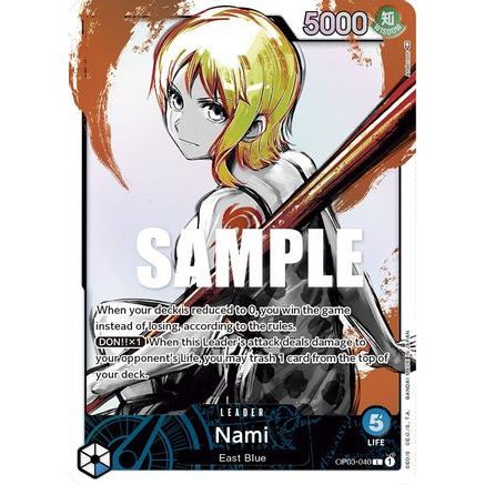 Nami (040) (Alternate Art) (OP03-040) - Pillars of Strength Foil