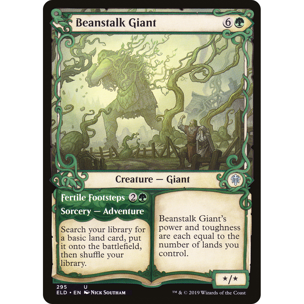 Beanstalk Giant (Showcase) (ELD-295) - Throne of Eldraine: (Showcase) Foil