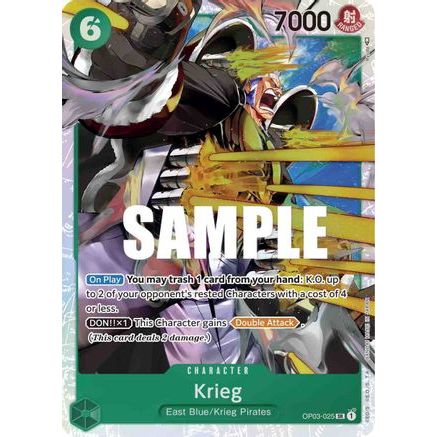 Krieg (OP03-025) - Pillars of Strength Foil