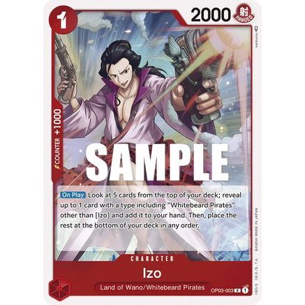 Izo (OP03-003) - Pillars of Strength Foil