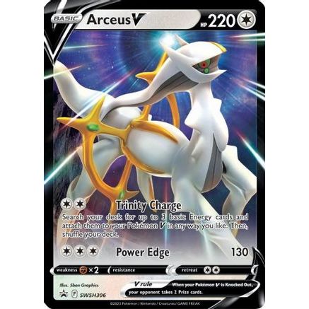 Arceus V - SWSH306 SWSH306/307 - SWSH Sword & Shield Promo Cards Holofoil