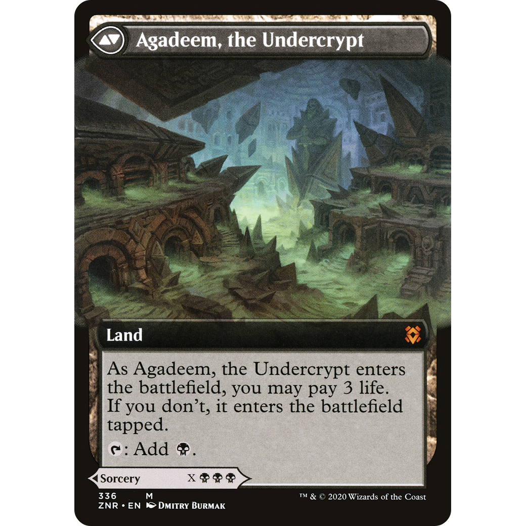 Agadeem's Awakening (Extended Art) (ZNR-336) - Zendikar Rising: (Extended Art)