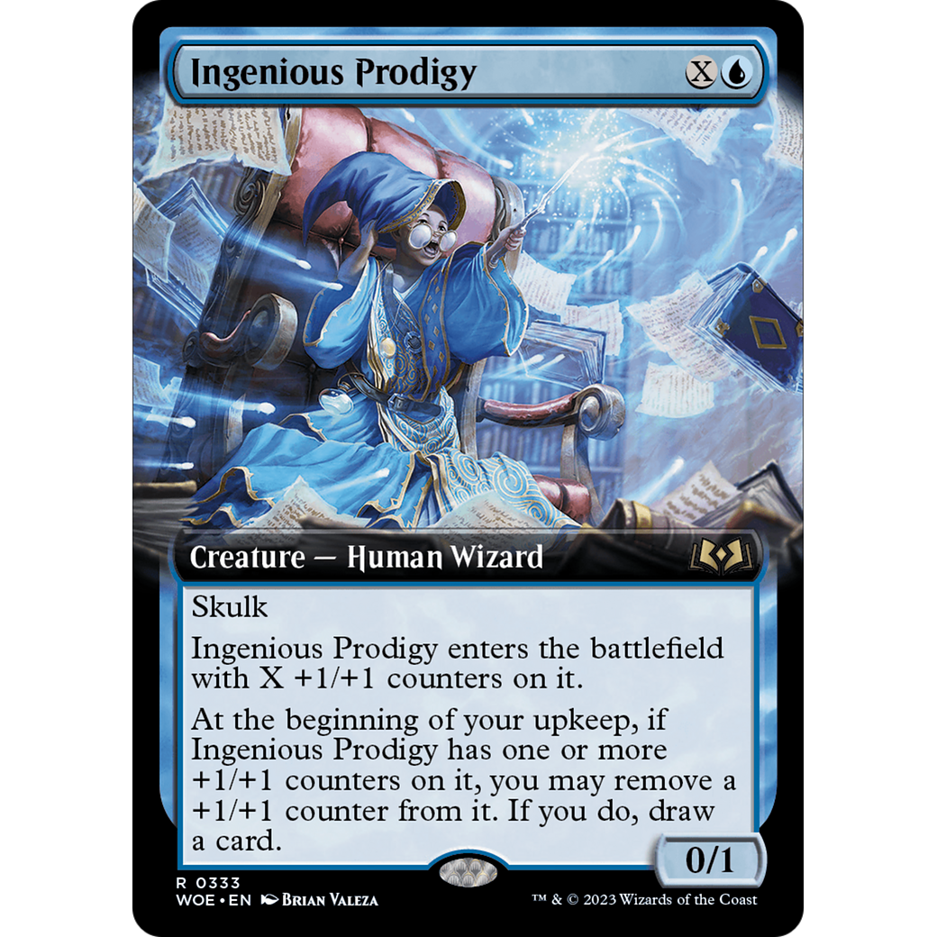Ingenious Prodigy (WOE-333) - Wilds of Eldraine: (Extended Art)