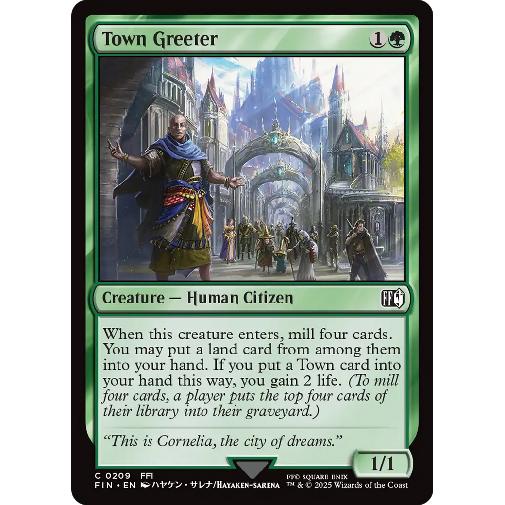 Town Greeter (FIN-209) - FINAL FANTASY Foil