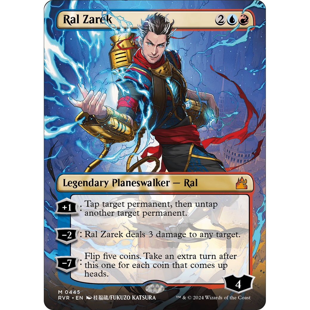 Ral Zarek (RVR-445) - Ravnica Remastered (Borderless) Foil