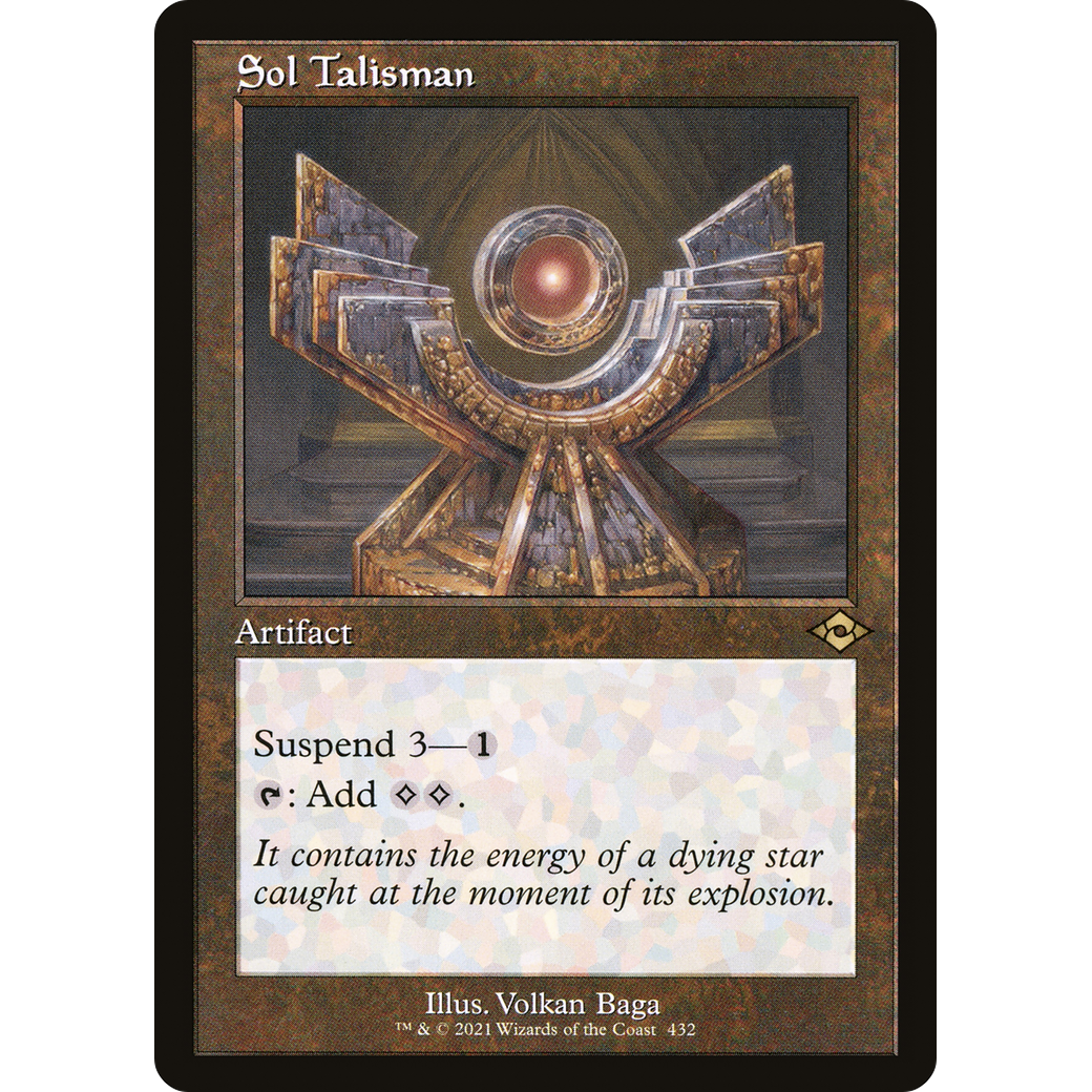 Sol Talisman (MH2-432) - Modern Horizons 2 Etched Foil