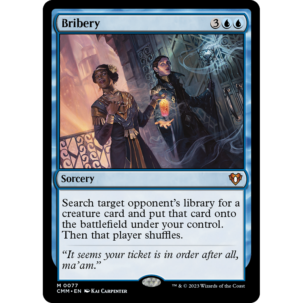 Bribery (CMM-077) - Commander Masters Foil