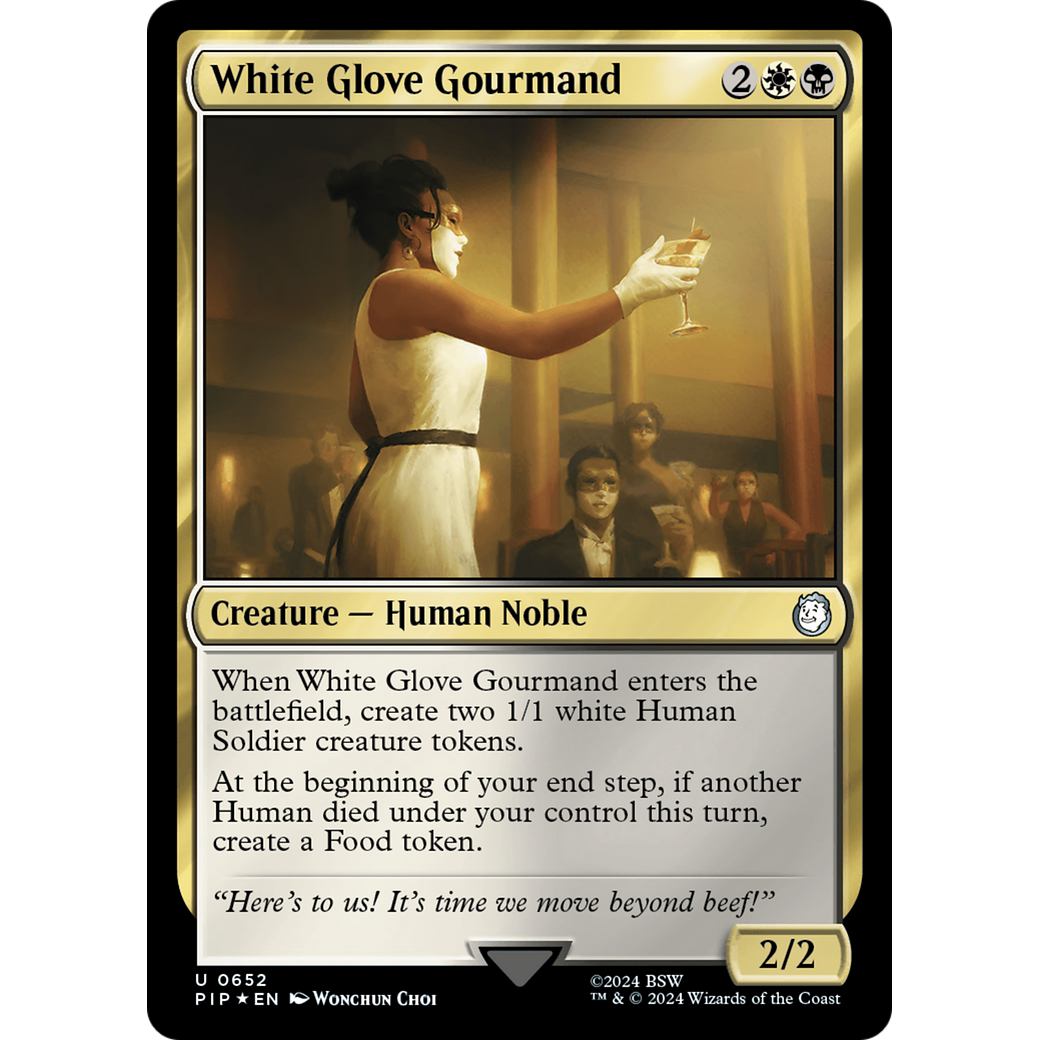 White Glove Gourmand (PIP-652) - Fallout Foil