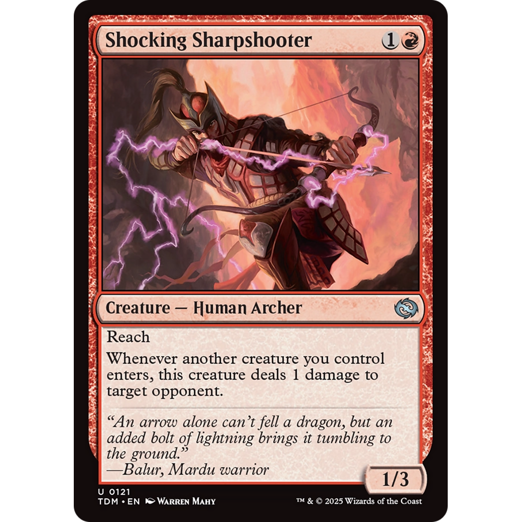 Shocking Sharpshooter (TDM-121) - Tarkir: Dragonstorm