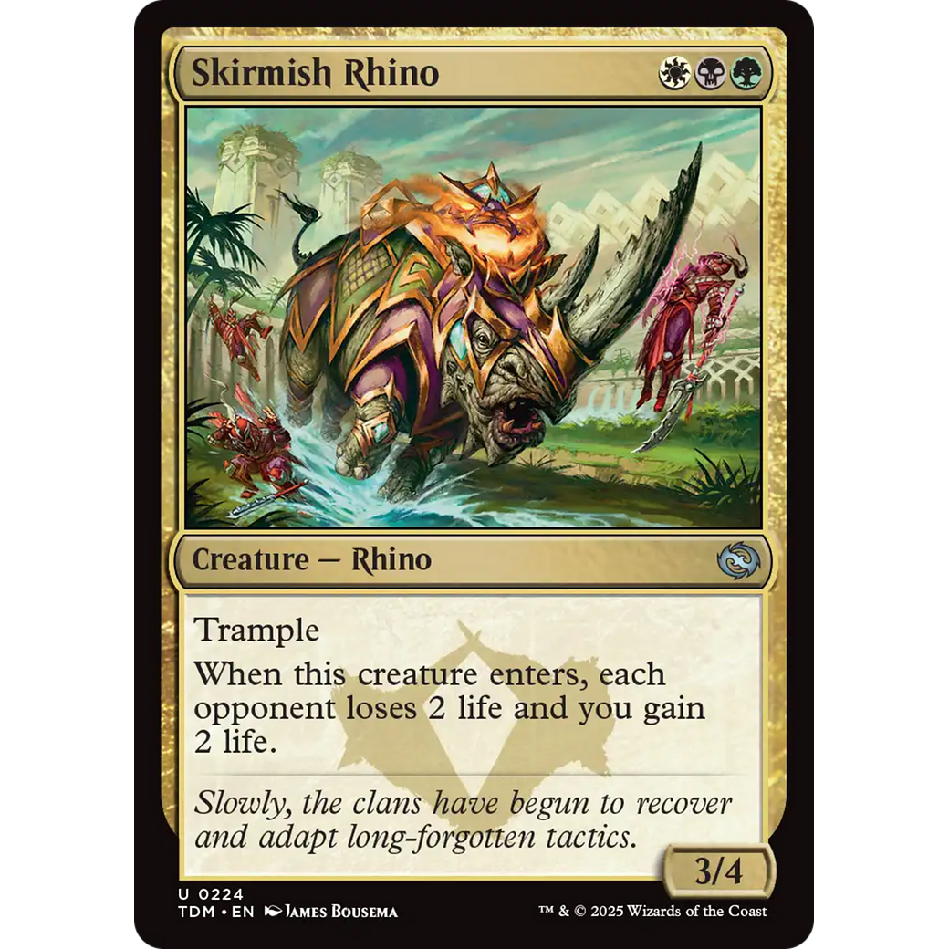 Skirmish Rhino (TDM-224) - Tarkir: Dragonstorm Foil