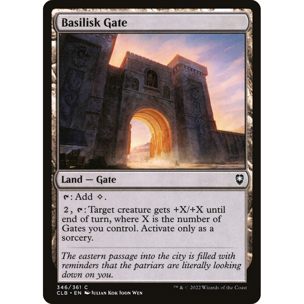 Basilisk Gate (CLB-346) - Commander Legends: Battle for Baldur's Gate Foil