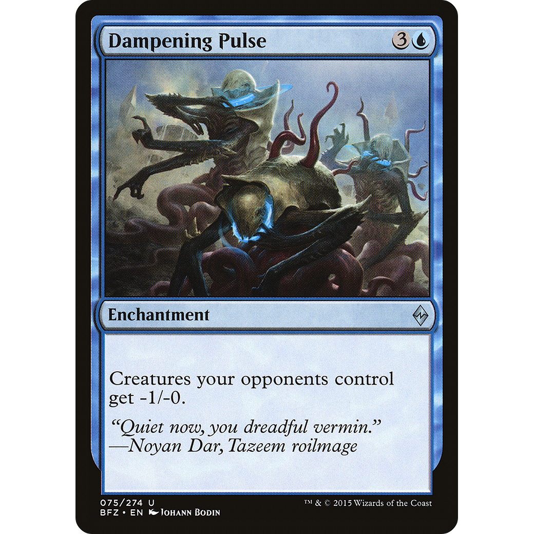 Dampening Pulse (BFZ-075) - Battle for Zendikar Foil