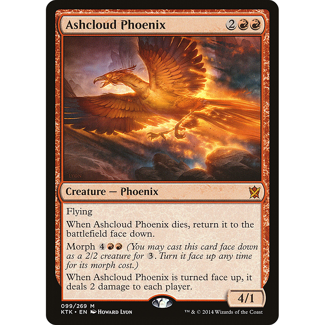 Ashcloud Phoenix (KTK-099) - Khans of Tarkir Foil