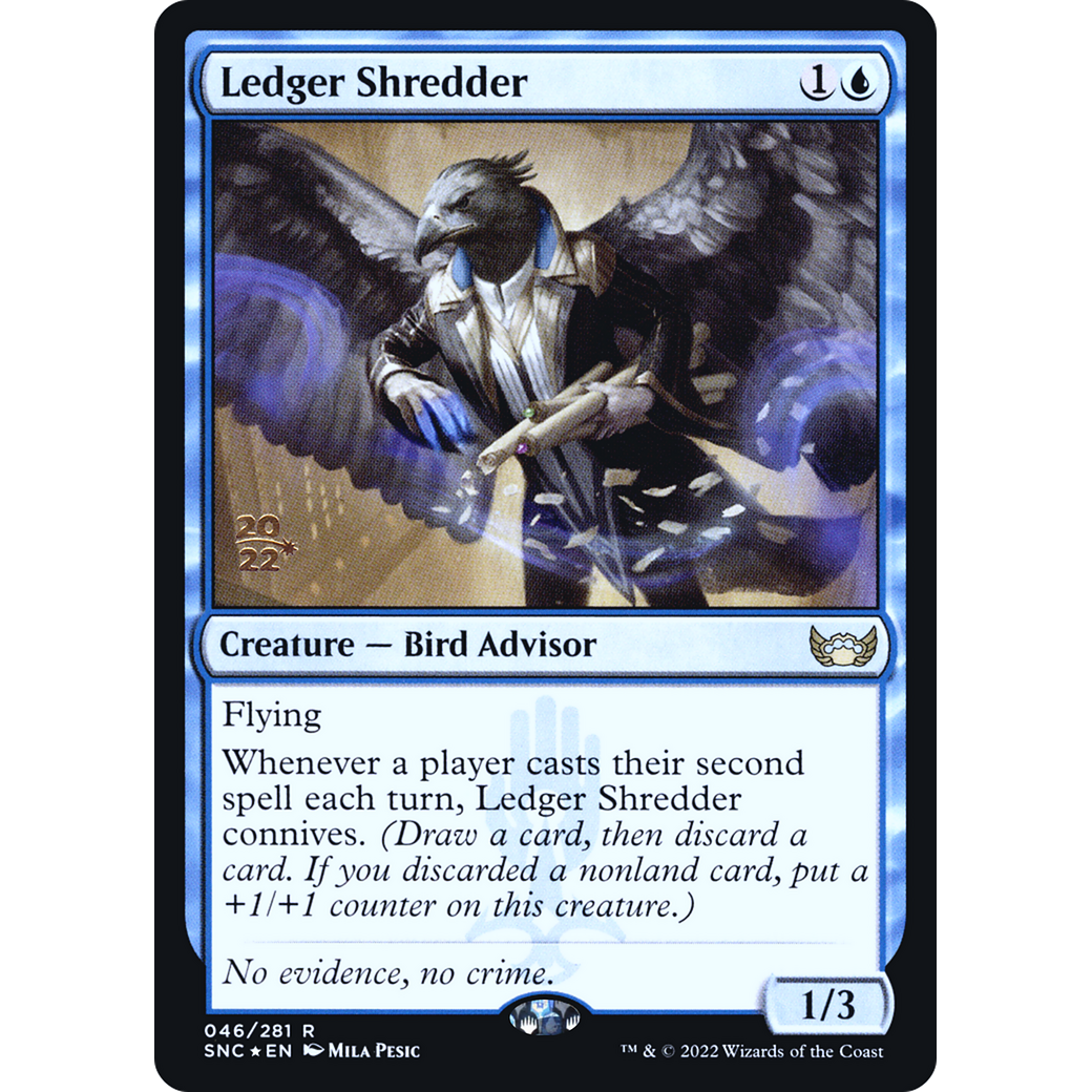 Ledger Shredder (PRE-046) - Streets of New Capenna Promos Foil