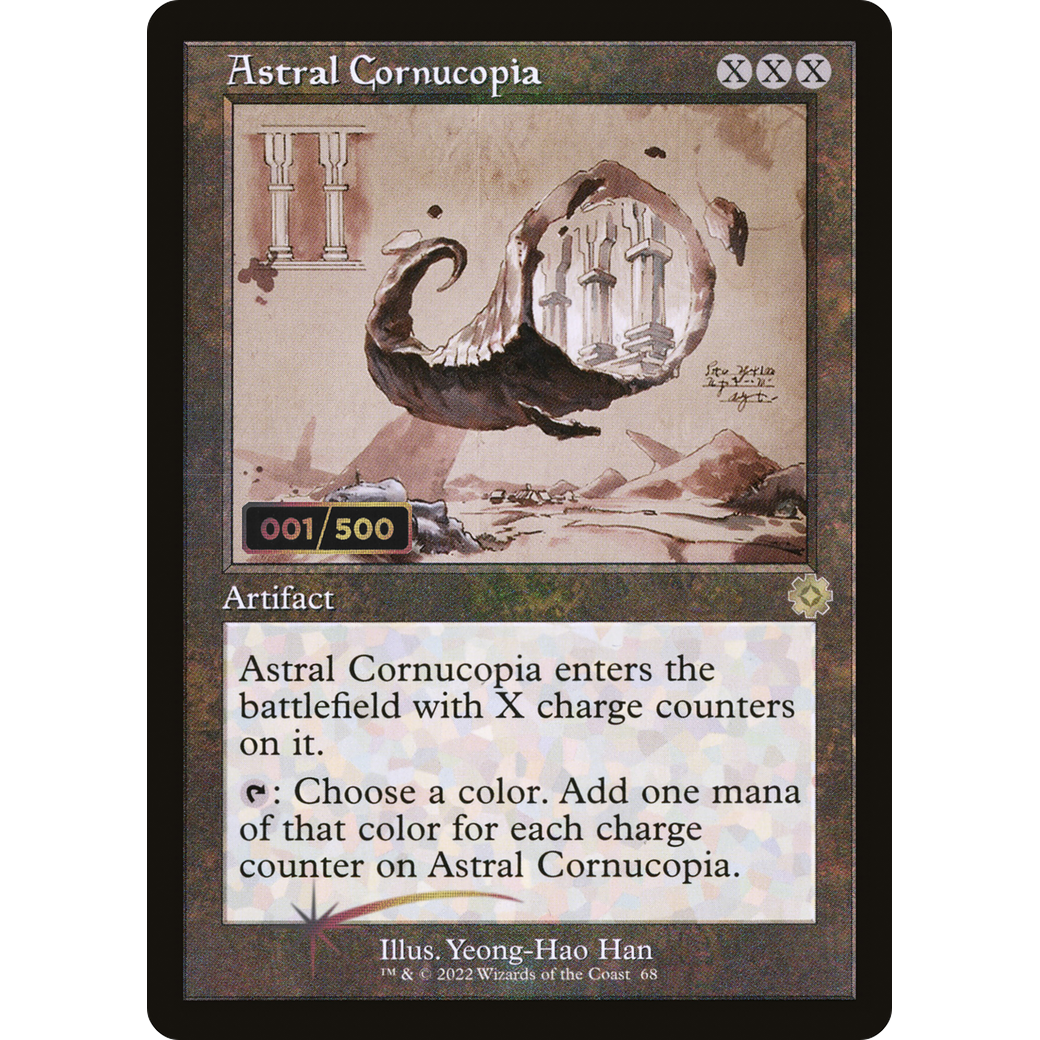 Astral Cornucopia (Schematic) (Serial Numbered) (BRR-068) - The Brothers' War Retro Artifacts Foil