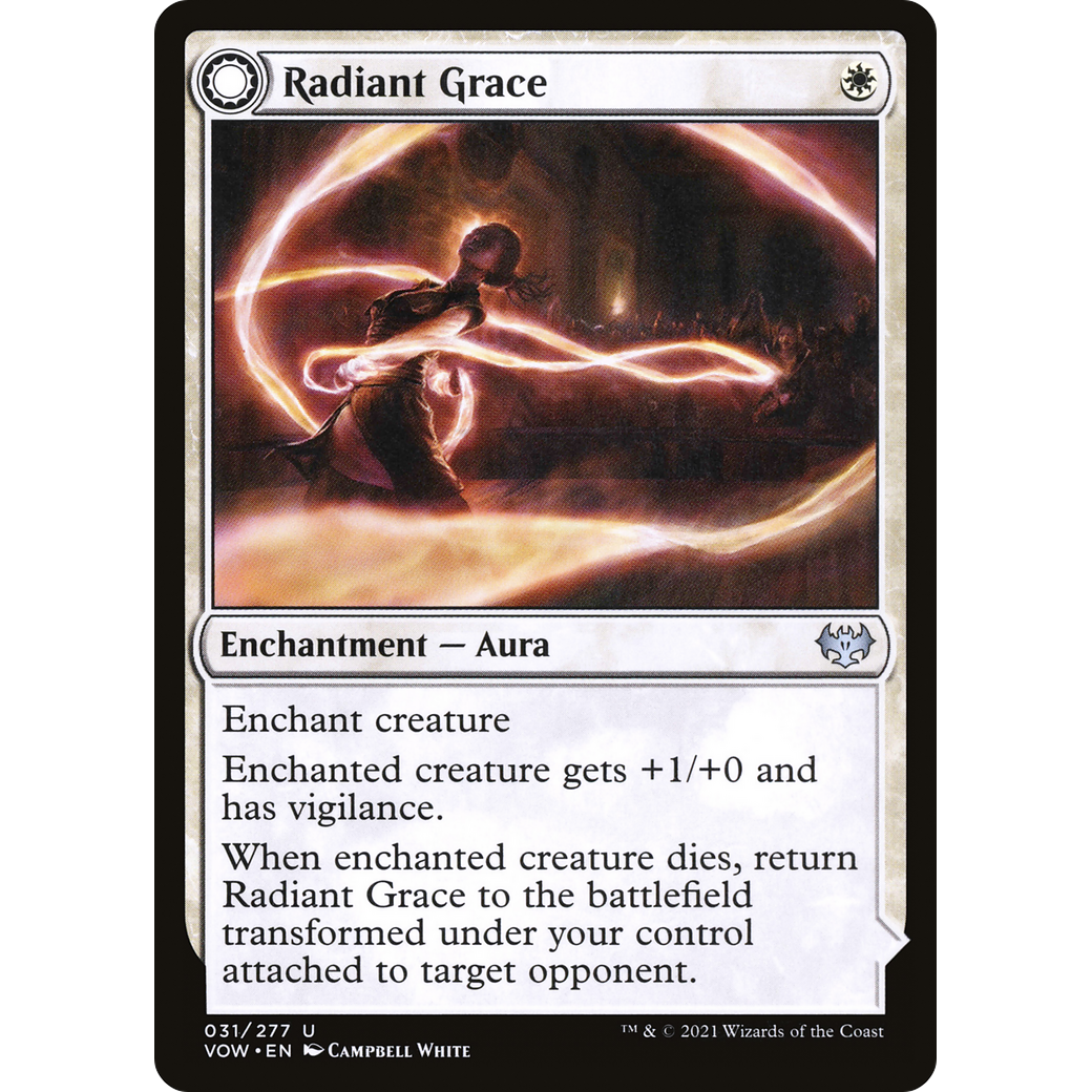 Radiant Grace (VOW-031) - Innistrad: Crimson Vow: (Double Faced Transform)