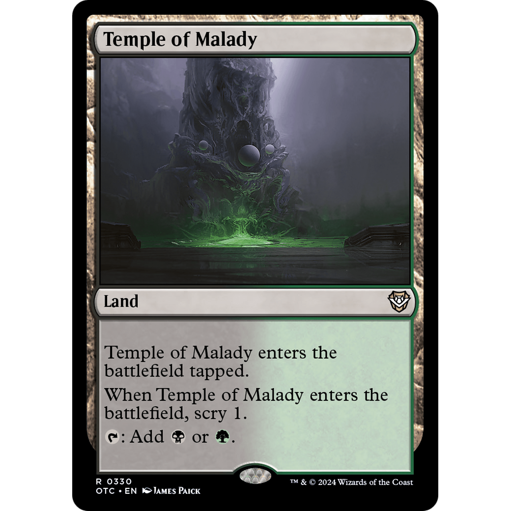 Temple of Malady (OTC-330) - Outlaws of Thunder Junction Commander