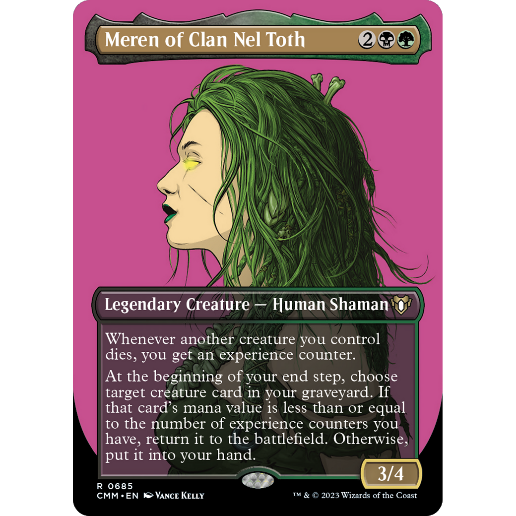 Meren of Clan Nel Toth (CMM-685) - Commander Masters (Borderless)