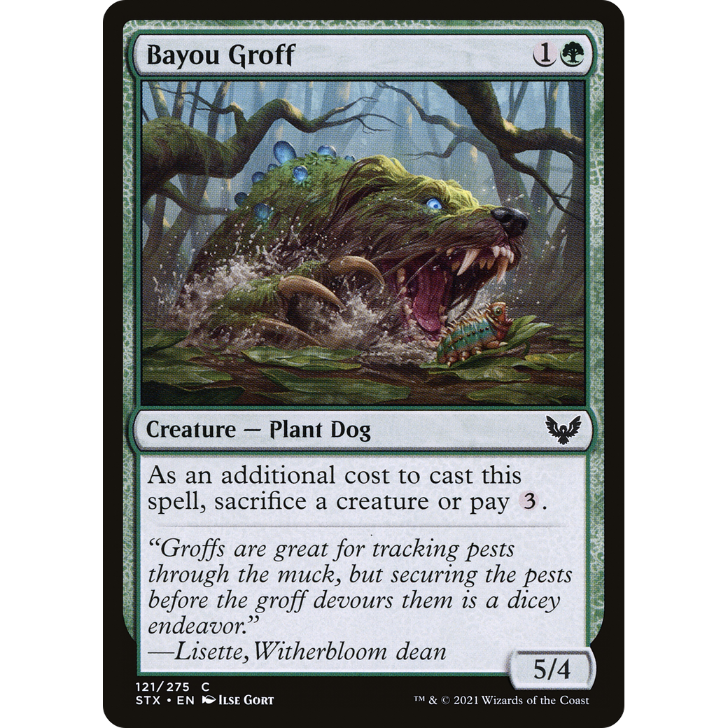 Bayou Groff (STX-121) - Strixhaven: School of Mages Foil