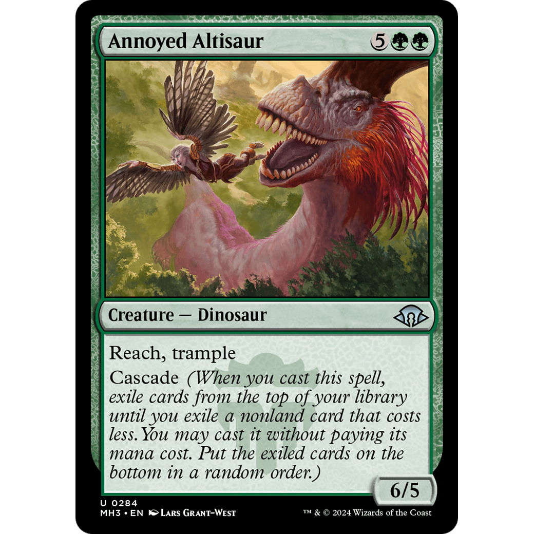 Annoyed Altisaur (MH3-284) - Modern Horizons 3 Foil