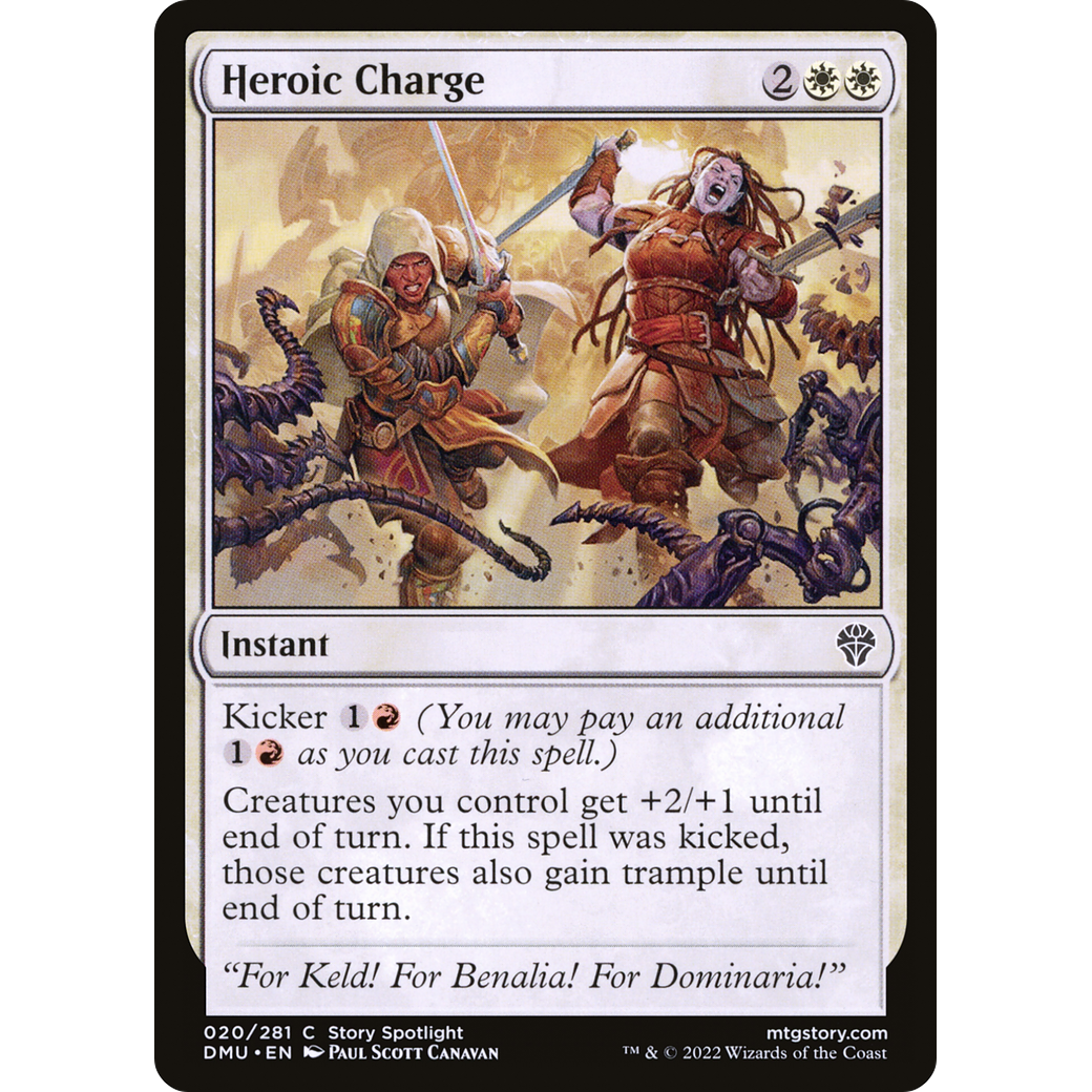 Heroic Charge (DMU-020) - Dominaria United