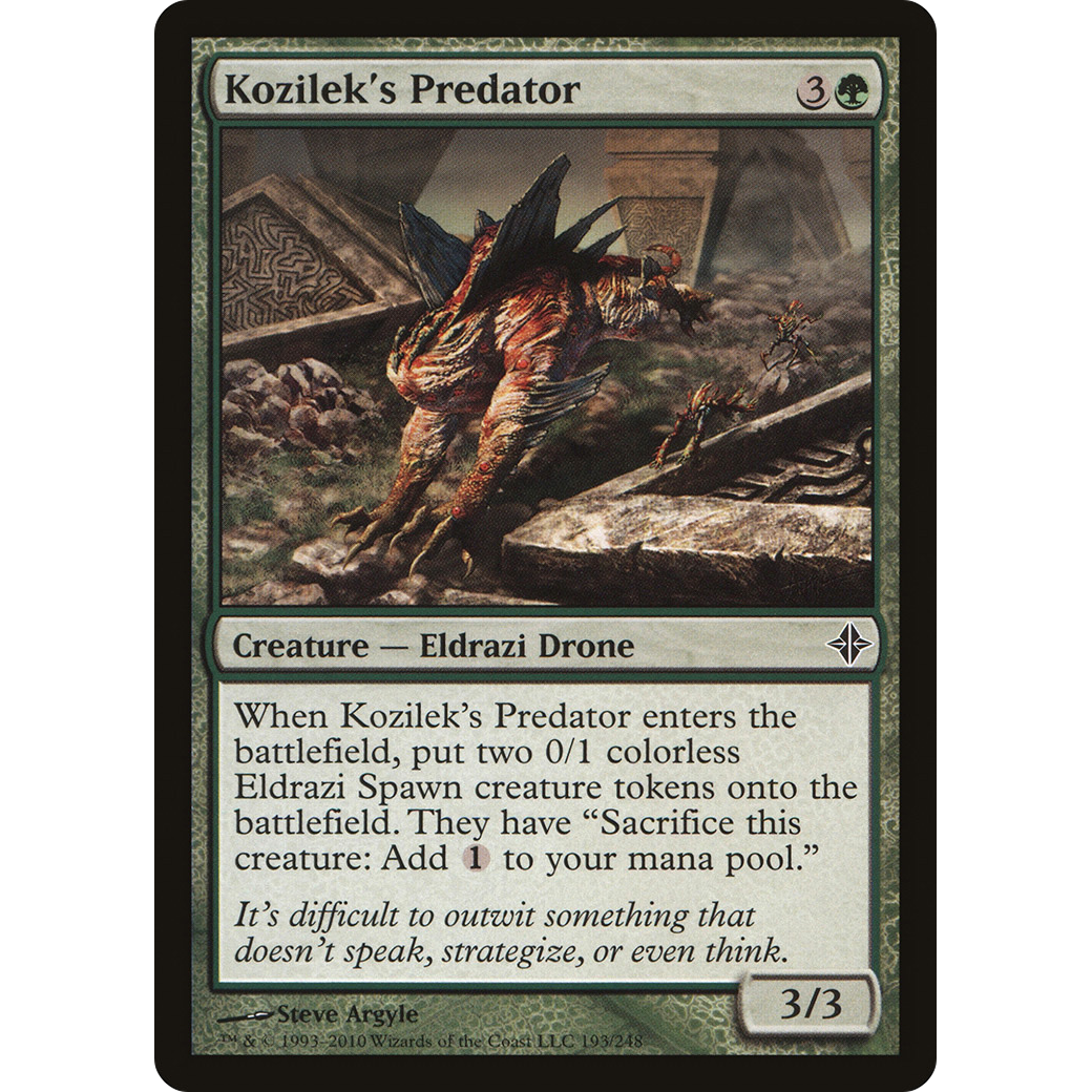 Kozilek's Predator (ROE-193) - Rise of the Eldrazi