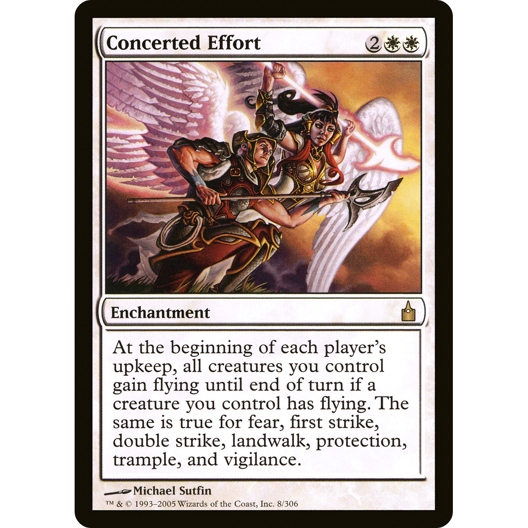 Concerted Effort (RAV-008) - Ravnica: City of Guilds Foil