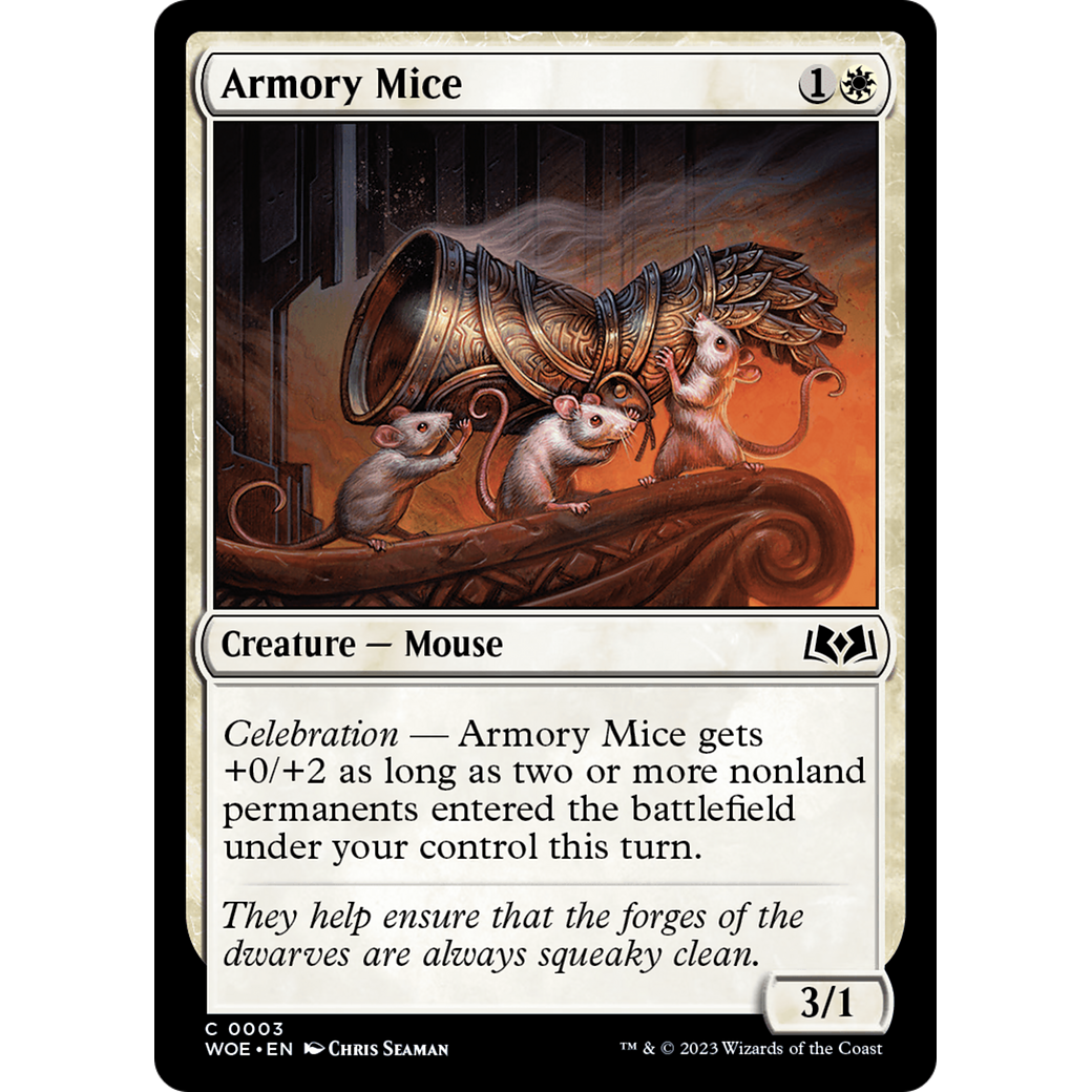 Armory Mice (WOE-003) - Wilds of Eldraine Foil