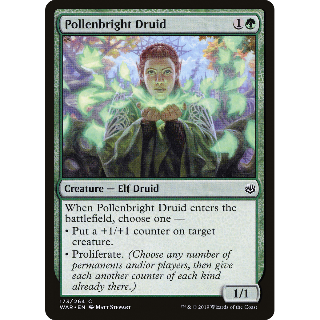 Pollenbright Druid (WAR-173) - War of the Spark