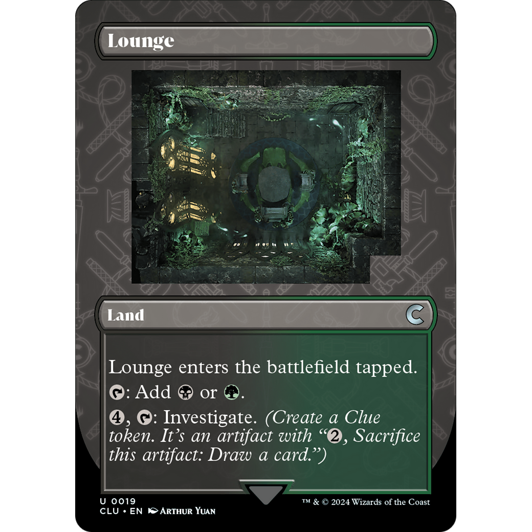 Lounge (Borderless) (CLU-019) - Ravnica: Clue Edition (Borderless)