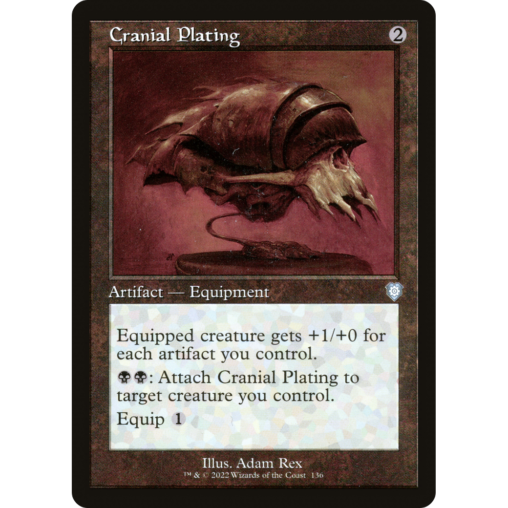 Cranial Plating (Retro Frame) (BRC-136) - The Brothers' War Commander
