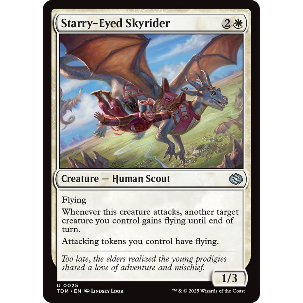 Starry-Eyed Skyrider (TDM-025) - Tarkir: Dragonstorm