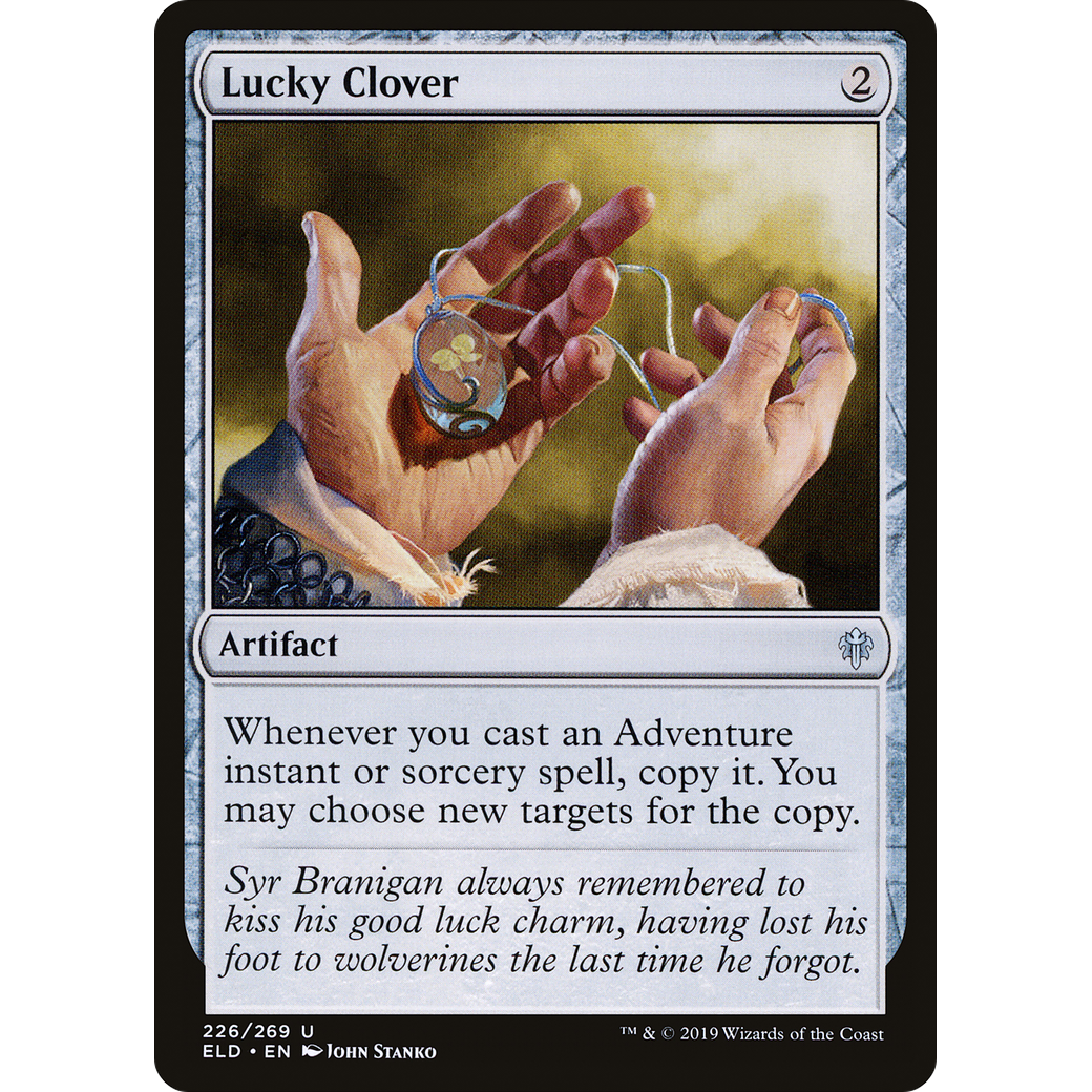 Lucky Clover (ELD-226) - Throne of Eldraine Foil
