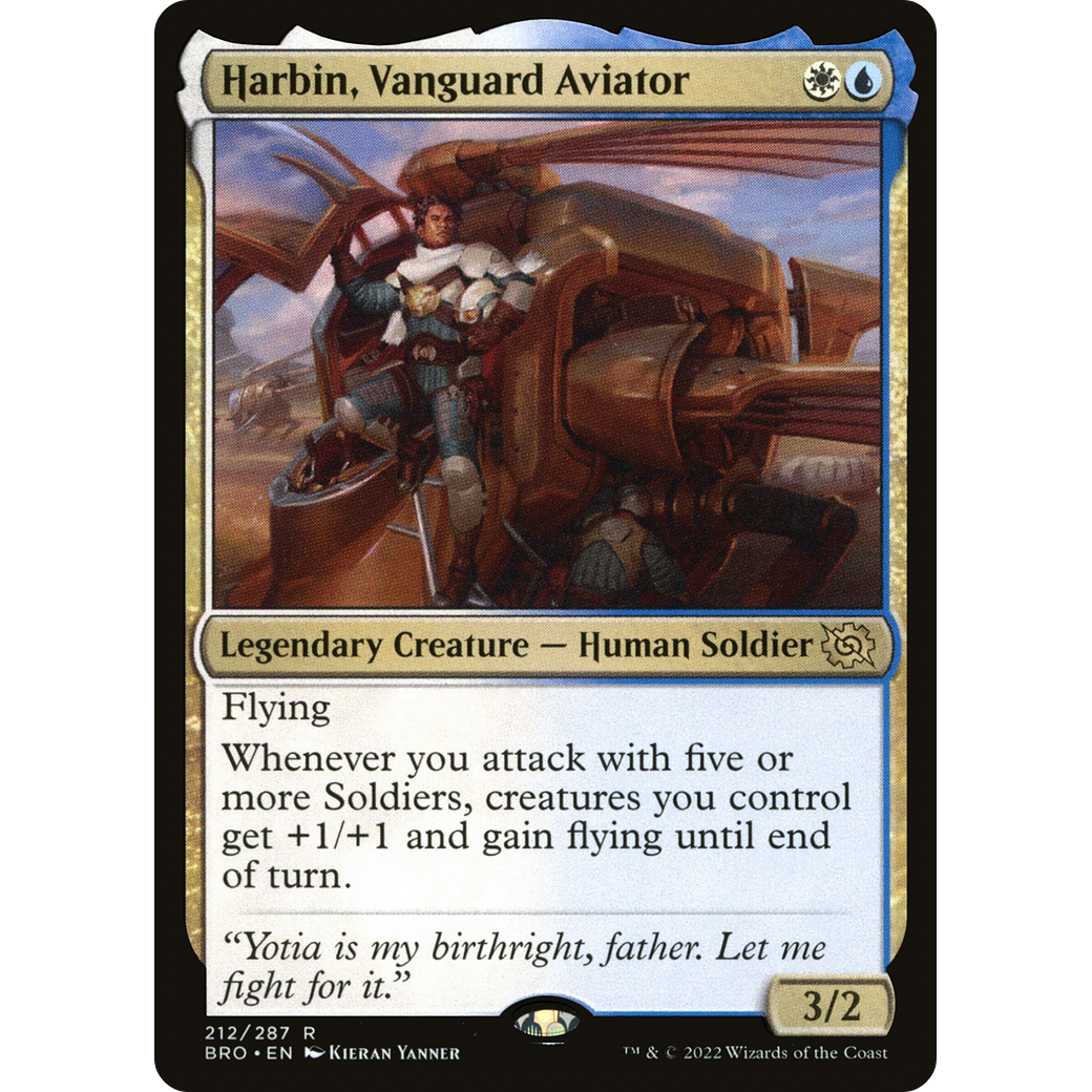 Harbin, Vanguard Aviator (BRO-212) - The Brothers' War Foil
