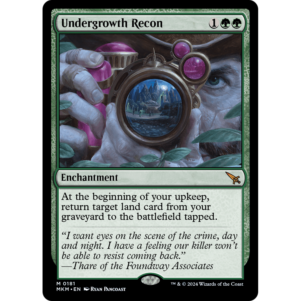 Undergrowth Recon (MKM-181) - Murders at Karlov Manor