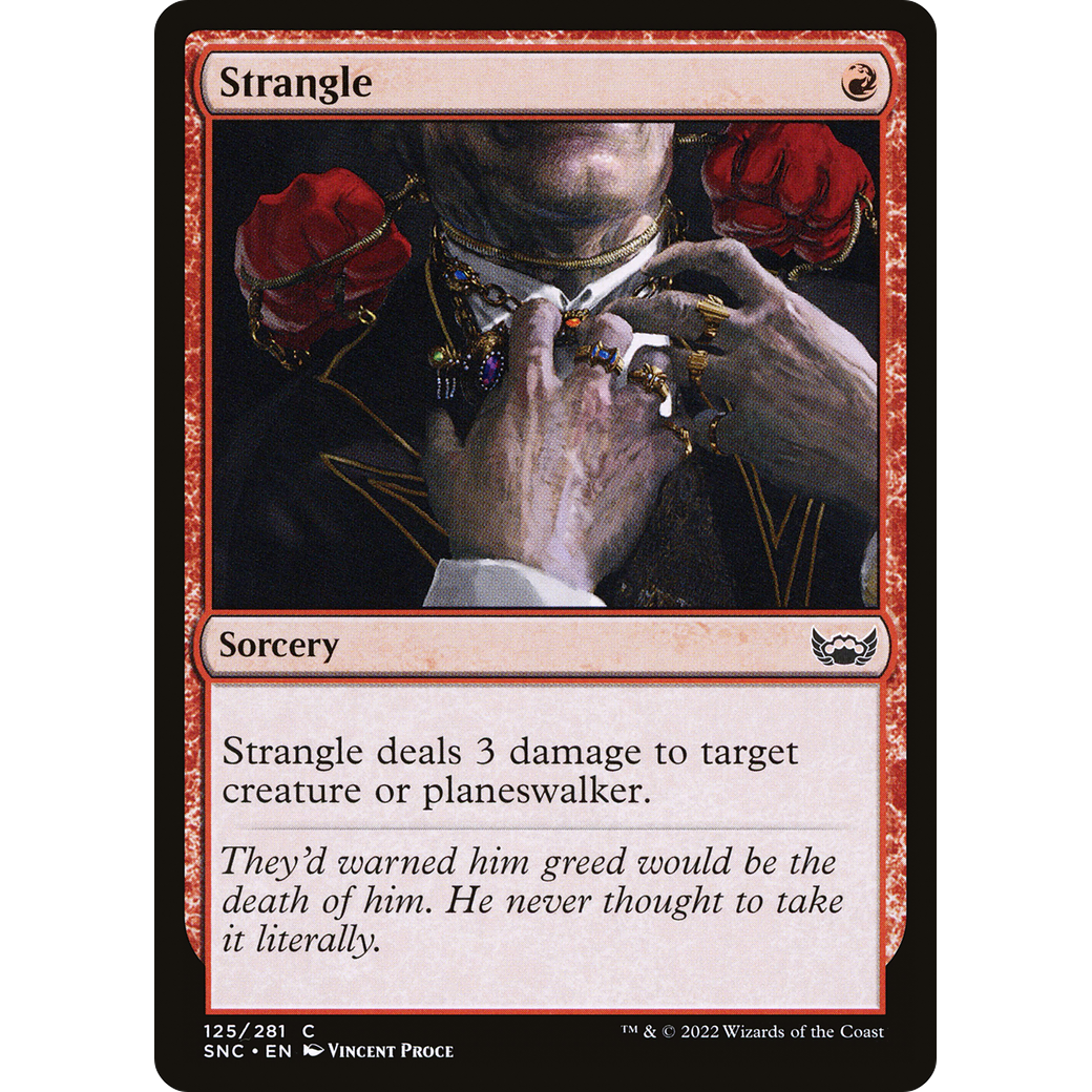 Strangle (SNC-125) - Streets of New Capenna Foil