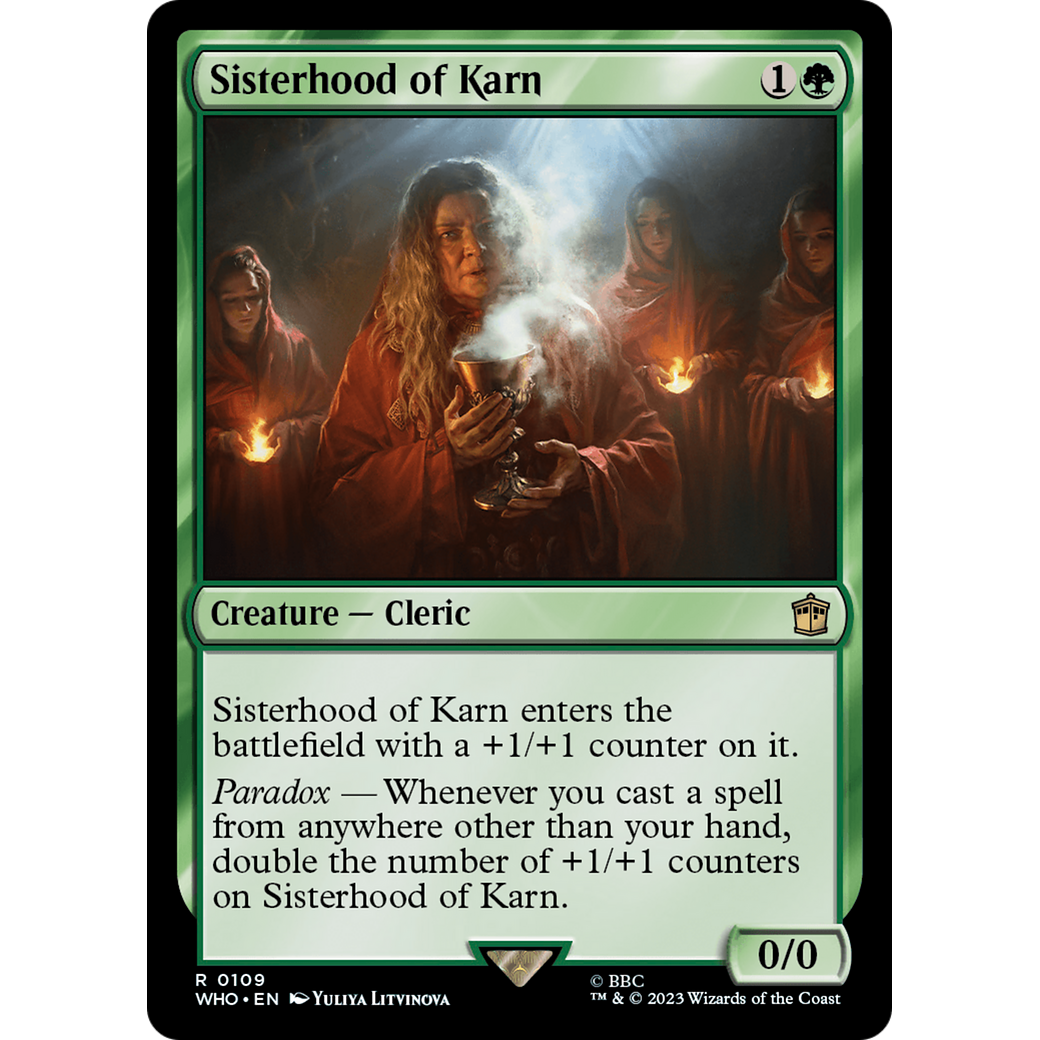 Sisterhood of Karn (WHO-109) - Doctor Who Foil