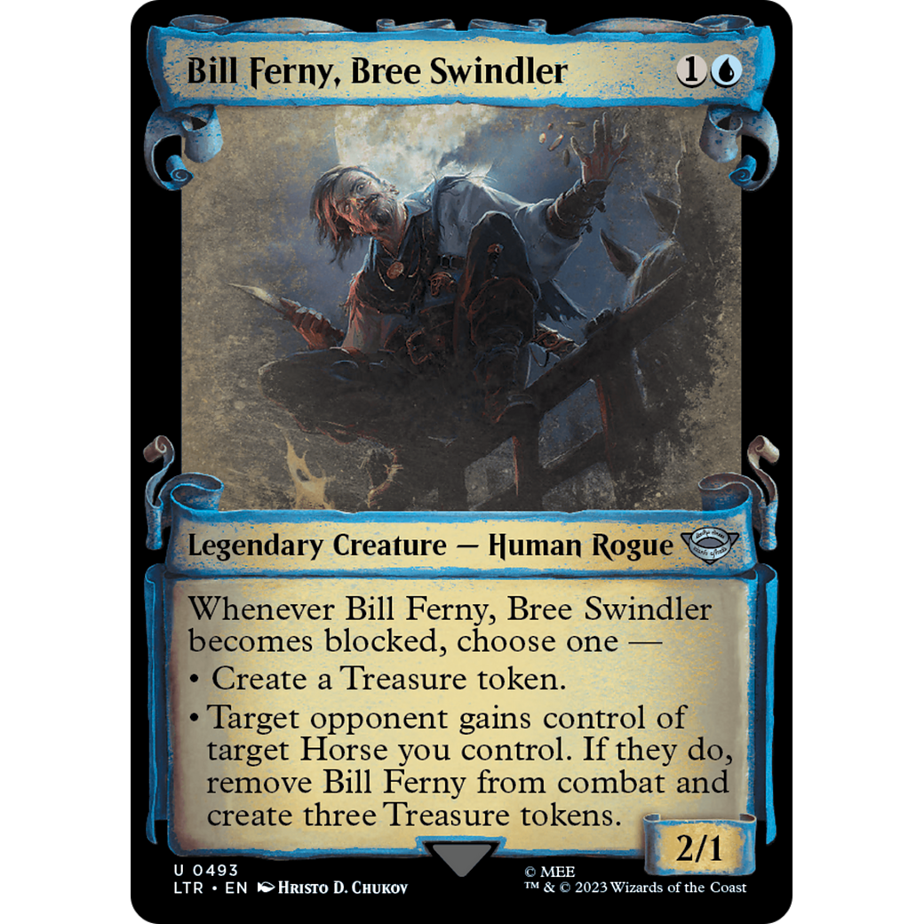Bill Ferny, Bree Swindler (LTR-493) - The Lord of the Rings: Tales of Middle-earth: (Showcase) Foil