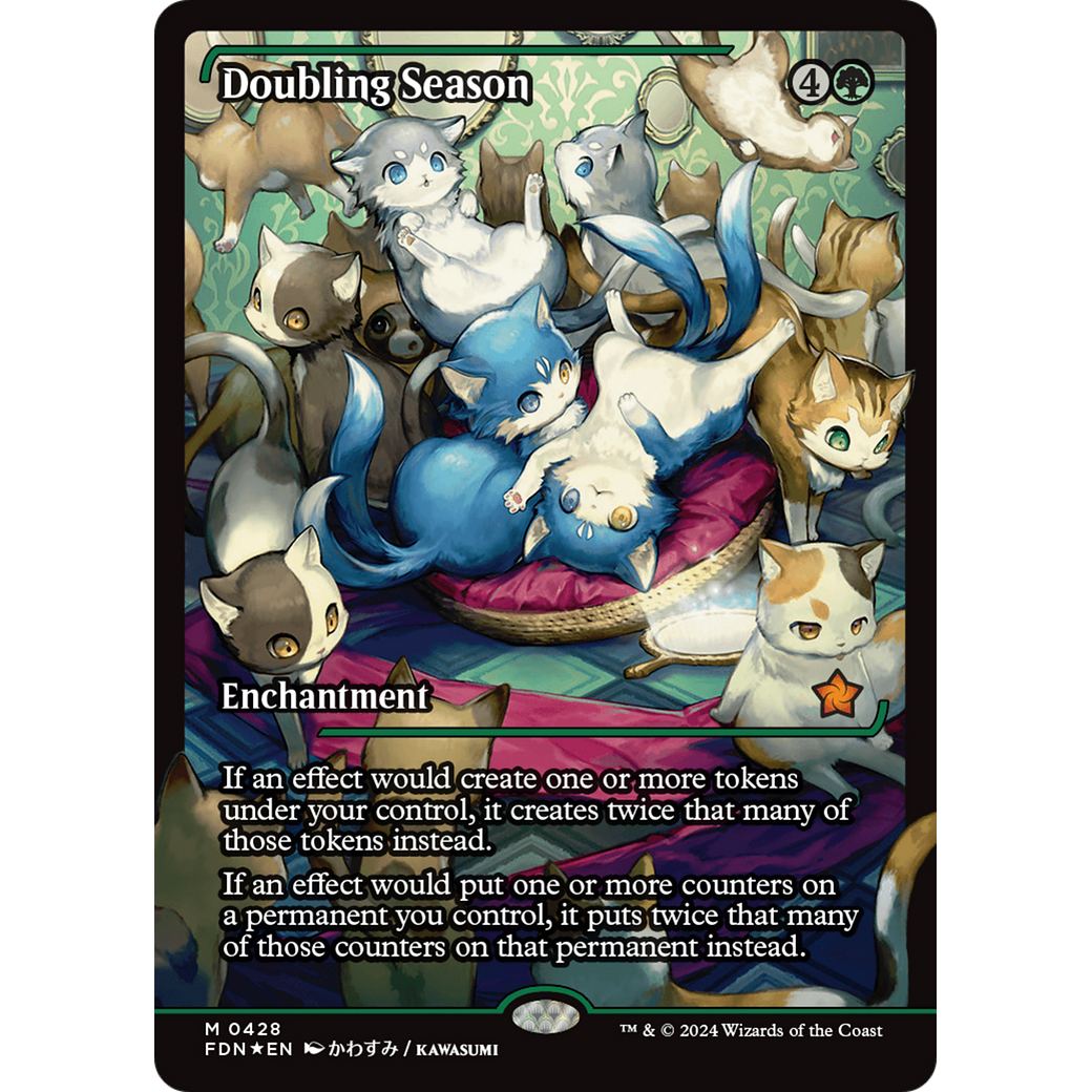 Doubling Season (FDN-428) - Foundations: (Showcase) Foil