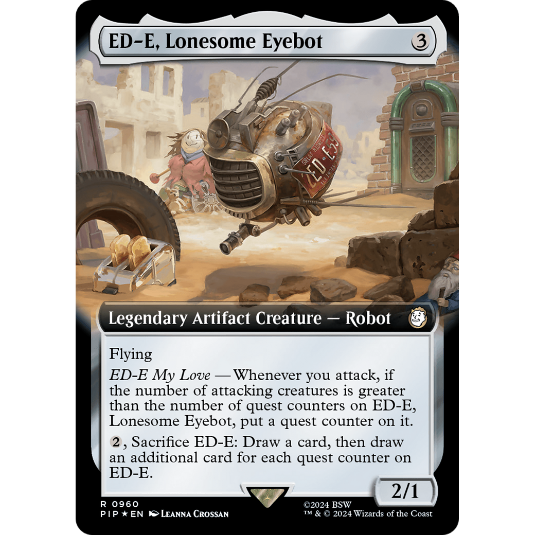 ED-E, Lonesome Eyebot (PIP-960) - Fallout: (Extended Art) Foil