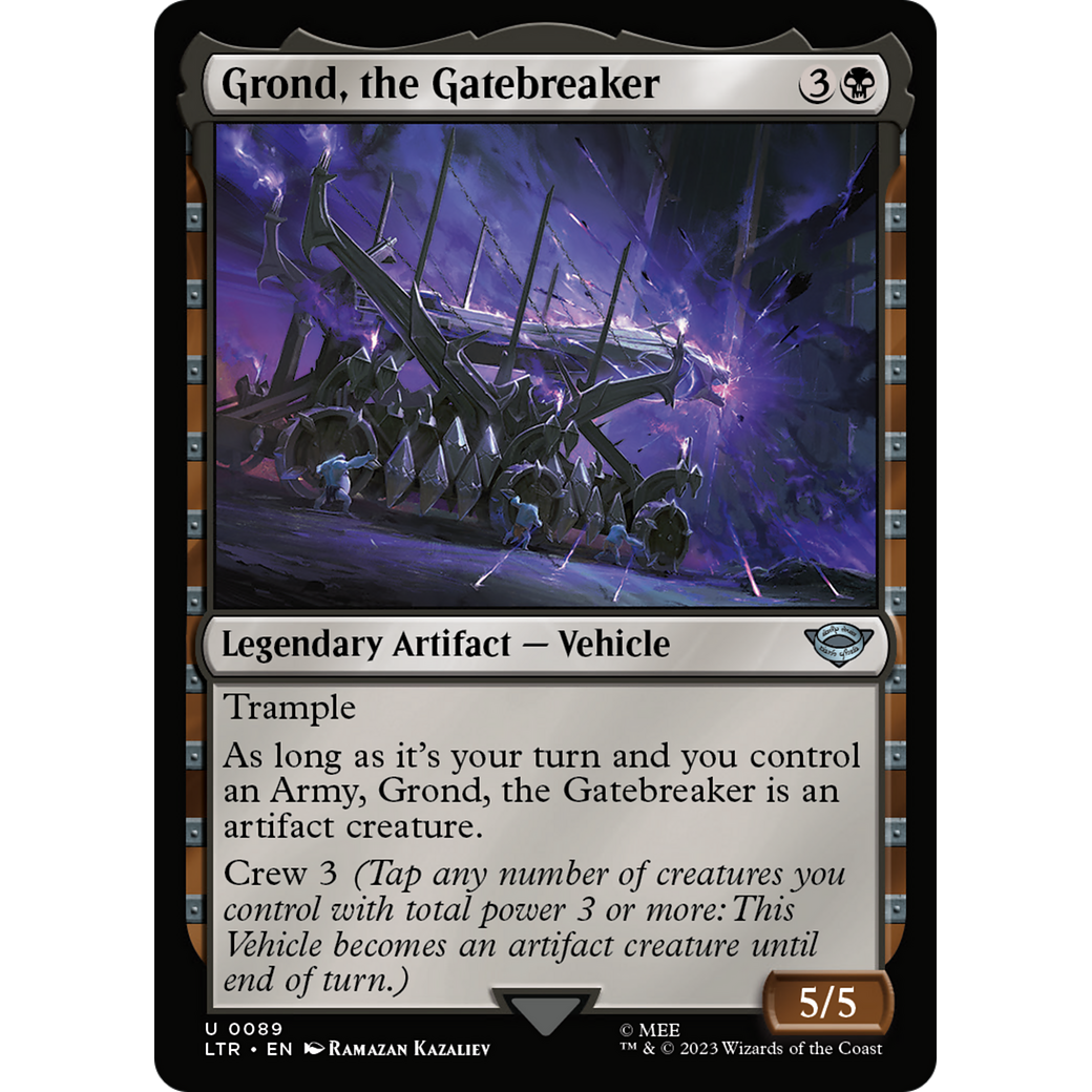 Grond, the Gatebreaker (LTR-089) - The Lord of the Rings: Tales of Middle-earth
